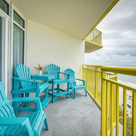 Oceanfront North Myrtle Beach Condo Beach Access Bagian luar foto