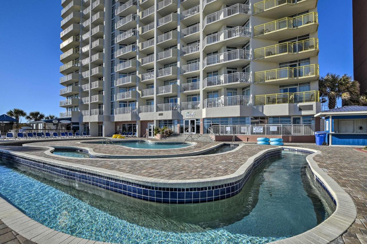 Oceanfront North Myrtle Beach Condo Beach Access Bagian luar foto