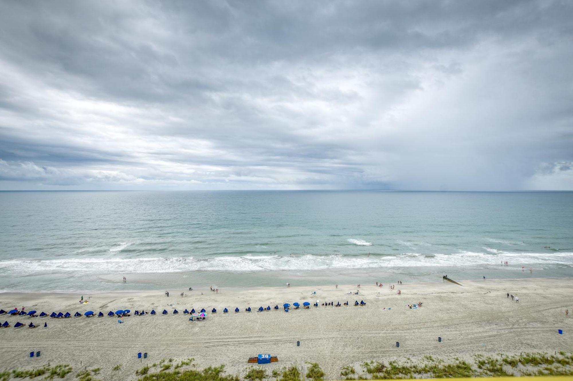 Oceanfront North Myrtle Beach Condo Beach Access Bagian luar foto